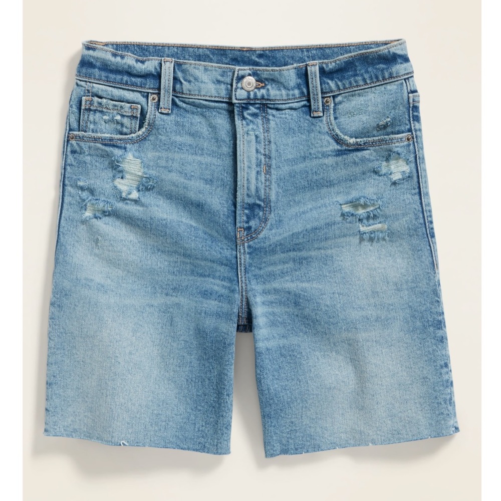 Old Navy High Waisted Cut Off Denim Shorts
